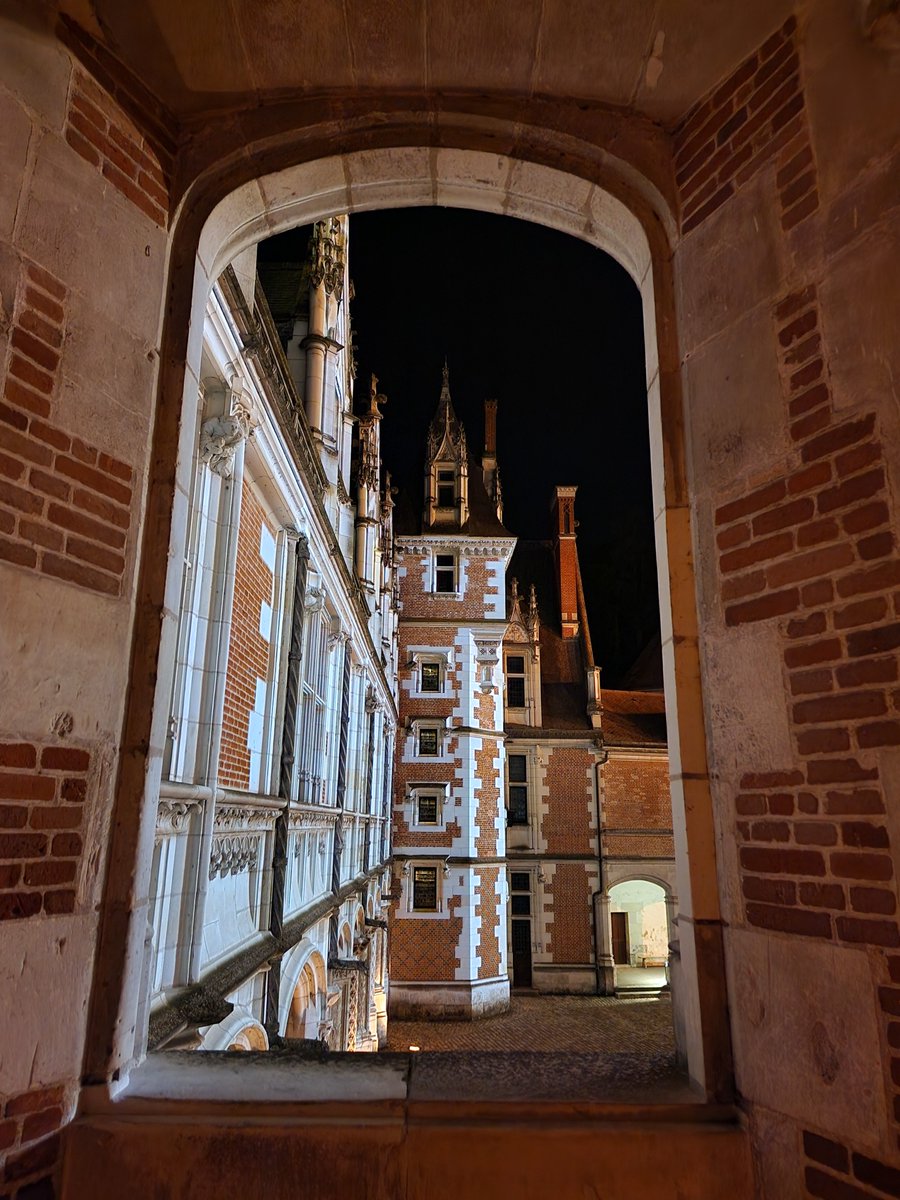 Omonchateau's tweet photo. 💫 À la nuit tombée, le @chateaudeblois  se transforme et s’illumine de mille feux !

👀 J’ai découvert le château d’un nouvel œil à travers l’objectif du #SamsungGalaxyS22Ultra et de son mode nuit grâce à @OrangeCVL 📱. Incroyable ! 

#Samsung #Orange https://t.co/Fe9QajTR5F