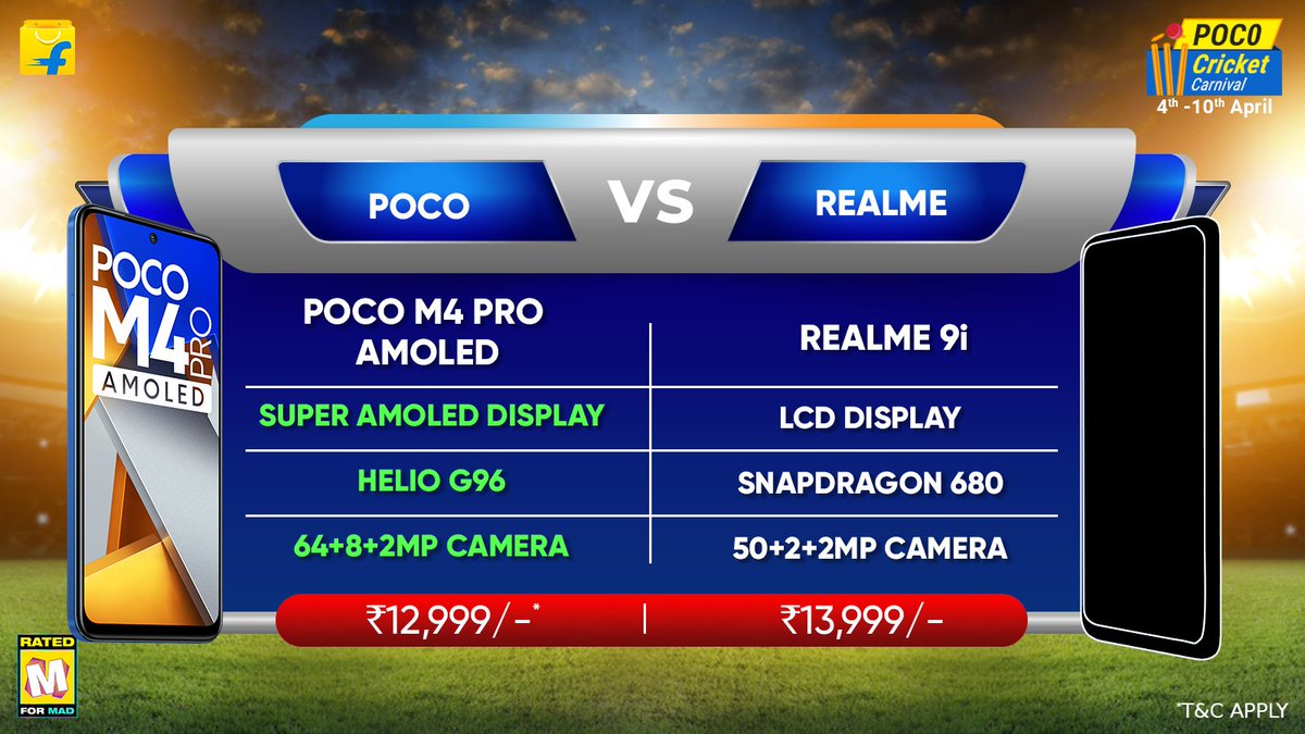 IndiaPOCO's tweet photo. A true PRO always leads from the front. And that’s why #POCOM4Pro is the ideal way to #StepUpUrFun! Grab it now at a special price at the #POCOCricketCarnival on @Flipkart https://t.co/SA39c101lY. https://t.co/GjXaJdNugL