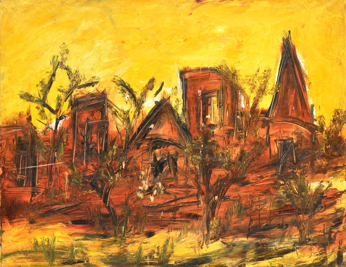 Yellow sky

#vikashkalra #vk #artistvikashkalra #art #mindscape #color #arts #painting #modernart #worldofart #artgallery #fineart #artoftheday