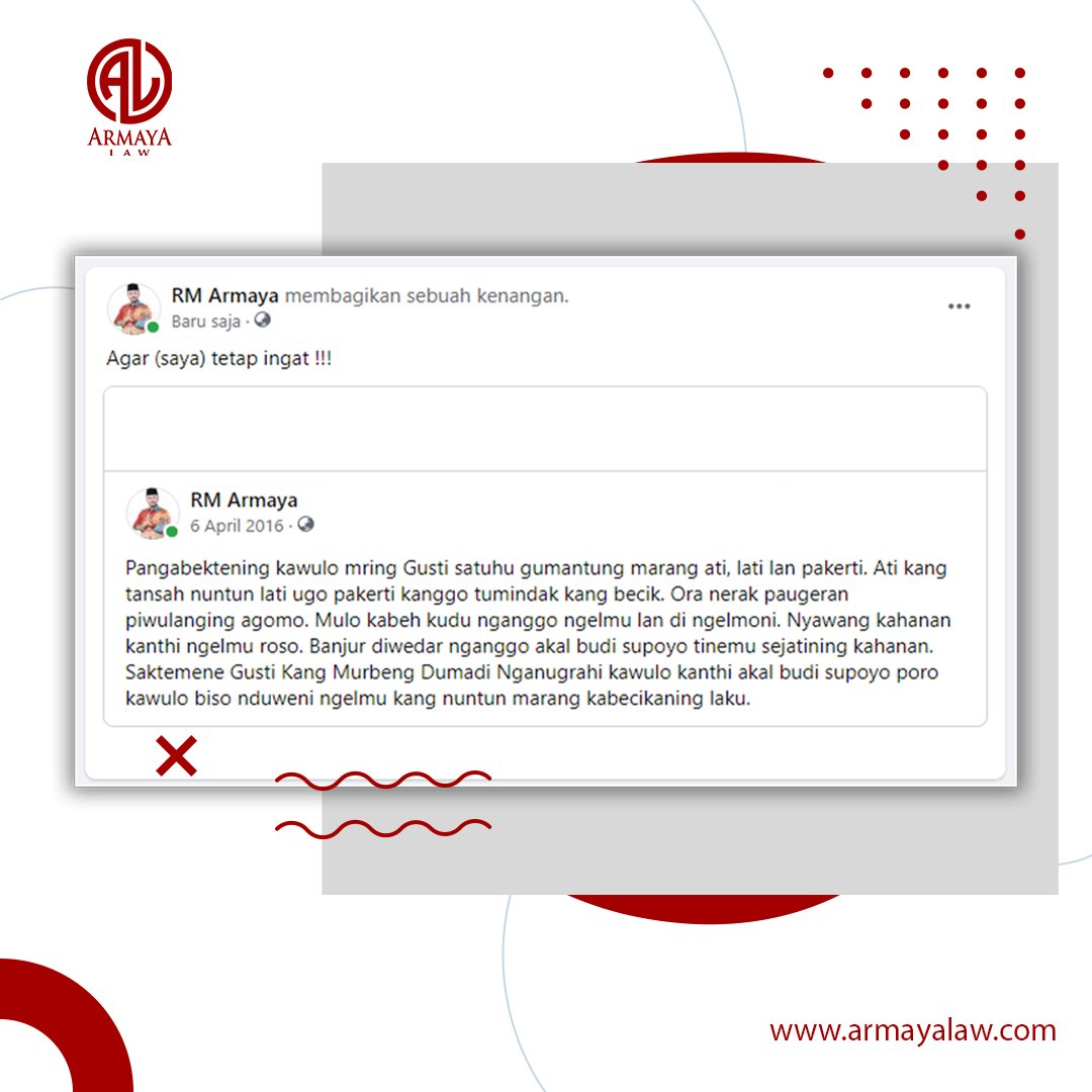 Ingatlah sebelum menjadi kenangan.