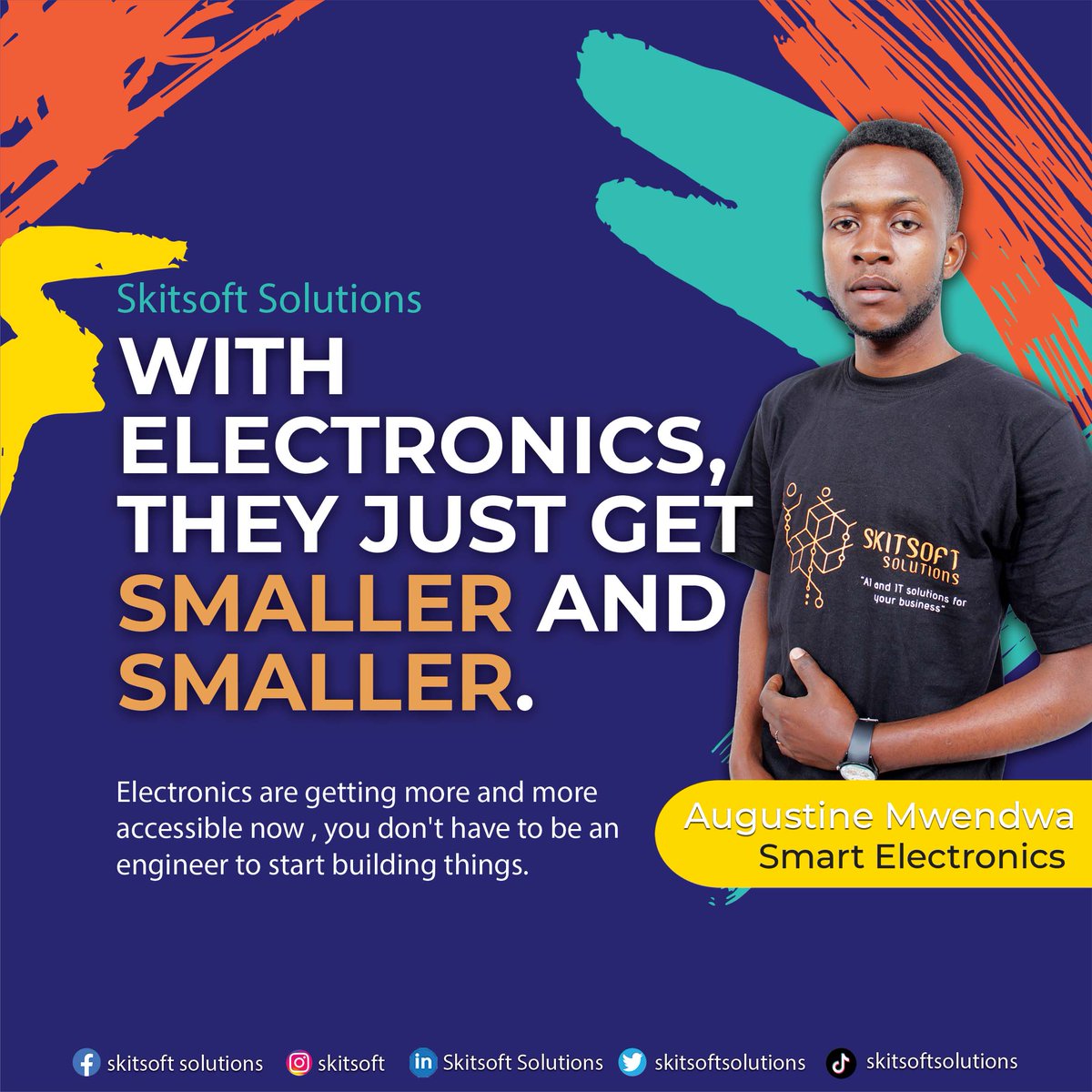SkitsoftS's tweet photo. It is only when they go wrong that machines remind you how powerful they are. Contact Skitsoft Solutions today and grow your business electronically.
#smartelectronics #electronics
#technology #smarttech
#skitsoft https://t.co/WLw7jjBGzt