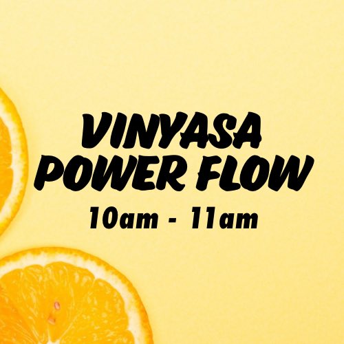 Don’t miss out on Vinyasa Power Flow this morning at 10am 🙏✨

#yoga #hotyoga #vinyasa #vinyasayoga #vinyasaflow #powerflow #fitness #strength #energy #motivation #calm #meditation