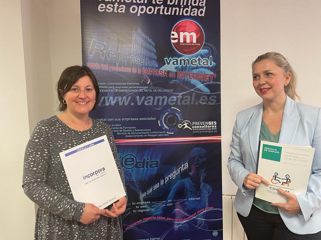 AVametal's tweet photo. 🤝👩🦽VAMETAL Asociación del metal de Valladolid organiza dentro del Proyecto #TalentoMETAL y en alianza con SIL #COCEMFE Valladolid, la charla formativa : “Rompiendo barreras para acercar realidades”.
Gracias Julia Gonzalo por tu compromiso con las personas.
#Talentometal #alianza https://t.co/ZCw0QBOVM2