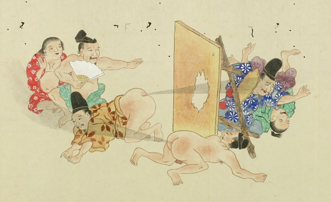 ContempFart's tweet photo. Fun fact: He-gassen, or “Fart Battle” art was a popular form of political commentary during the Japanese Edo period. 🇯🇵 💨

#nft #NFTCommunity #art #fart #hegassen #japaneseart #befartofit https://t.co/do4lG7vwlN