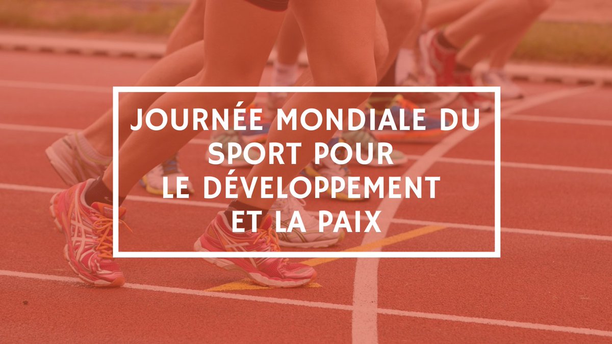 Com2WebTarbes's tweet photo. Afin de mettre en lumière le potentiel du sport, le 6 avril a été déclaré Journée internationale du sport au service du développement et de la paix par l'Assemblée générale des Nations Unies. Alors sortez vos baskets aujourdhui et allez vous défouler avec vos amis ! https://t.co/nq1H937xys