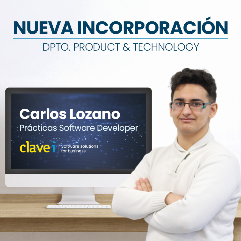 CLAVEi's tweet photo. 🚀 ¡Esta semana tenemos nueva incorporación en Clavei!
👉 En concreto Carlos Lozano llega al departamento de product & technology para realizar prácticas de Software Developer en nuestra sede de Elche 💻
🎉 Bienvenido al equipo
#ClaveiTD #SoftwareSolutions #ClaveiTeam https://t.co/KB6IszN69n
