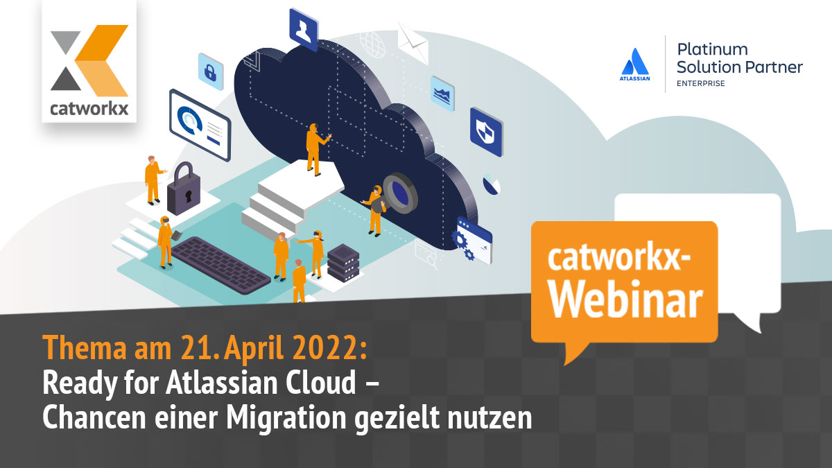 catworkx's tweet photo. Viele Atlassian-Kunden stehen vor dem Wechsel in die Cloud. Doch welche Chancen und Möglichkeiten bietet eine Migration? Experten-Tipps und aktuelle Cloud-News von der #AtlassianTeam22 gibt es in unserem kostenfreien Webinar am Do, 21. April ➡️ https://t.co/dif3qB4UFg https://t.co/0EG3injQr7