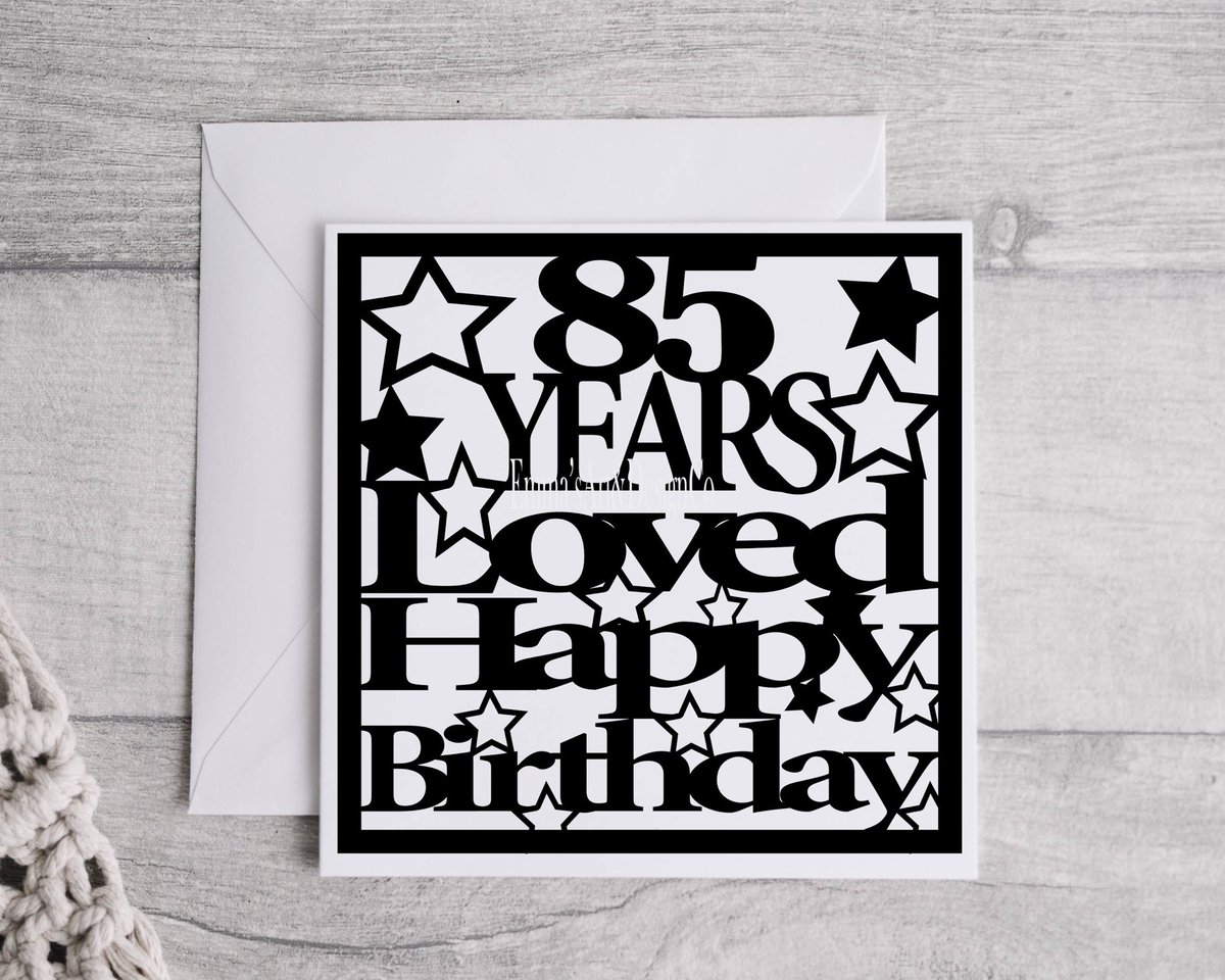 EmmaArt76030888's tweet photo. Excited to share the latest addition to my #etsy shop: Happy Birthday 85th Card SVG, Happy 85th Birthday svg, Birthday Card svg, Birthday Cut File, Birthday Card for CricutSvg #birthday #easter #happybirthdaycard #birthdaycardsvg #cardsvg #birthdaycutfile https://t.co/39i7nGhd49 https://t.co/GKGeRnkm5g