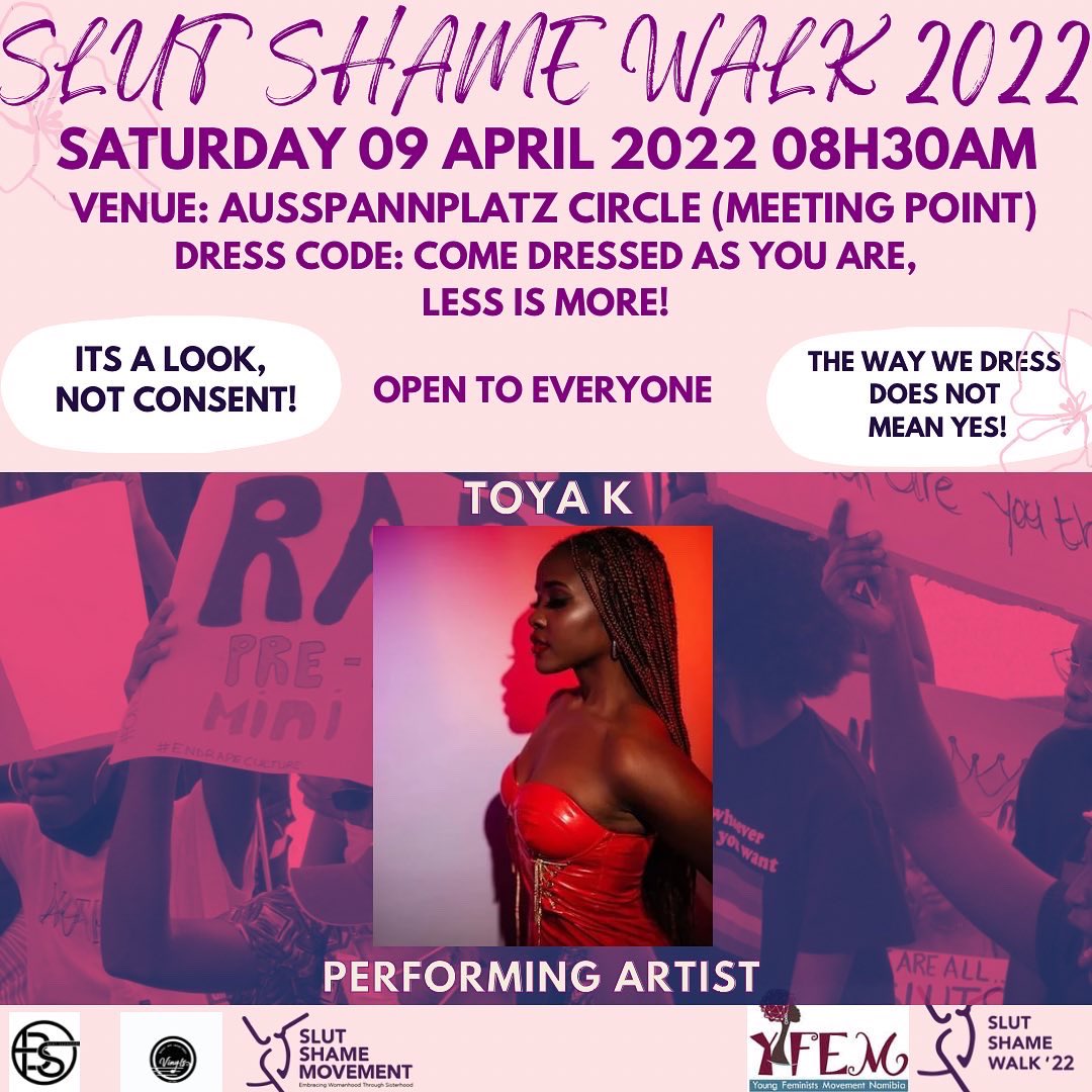 slutshamewalk's tweet photo. 3 DAYS LEFT TO #SLUTSHAMEWALK2022 sluts are we ready???? Meet the amazing performing artists we have lined up! 

THE WAY WE DRESS DOES NOT MEAN YEA! #feminism #SSW22 #EndRapeCulture #StopVictimBlaming https://t.co/f8L5McG0cp