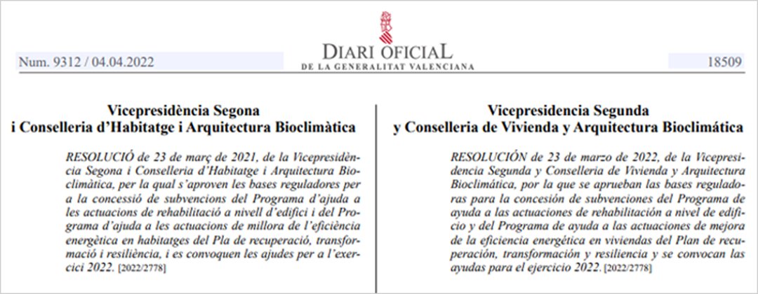 GriesserIB's tweet photo. 📢La @generalitat Valenciana ha publicado la convocatoria del #ProgramadeAyudas para #rehabilitar y mejorar la #eficienciaenergética de los #edificios de esta comunidad.
Amplía información aquí👉https://t.co/ghJ7IS8dEH
#Sostenibilidad https://t.co/IOXcgM7lZ4