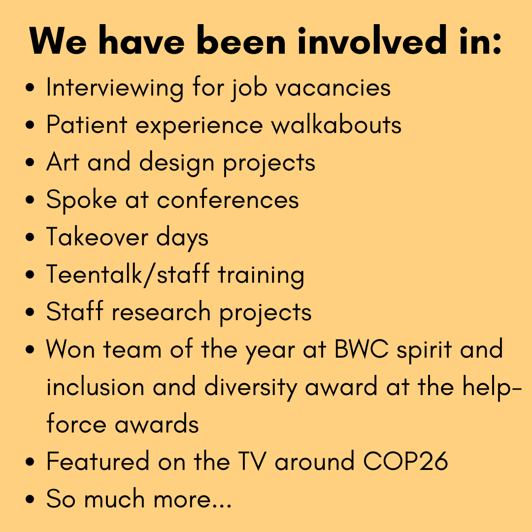 BWCYouthVoice's tweet photo. Please read below, share and tag relevant services 👇
YPAG are super keen to network with other advisory groups. Here is more information...
#networking #YPAG #birmignham #team https://t.co/NJG8ICgr6P