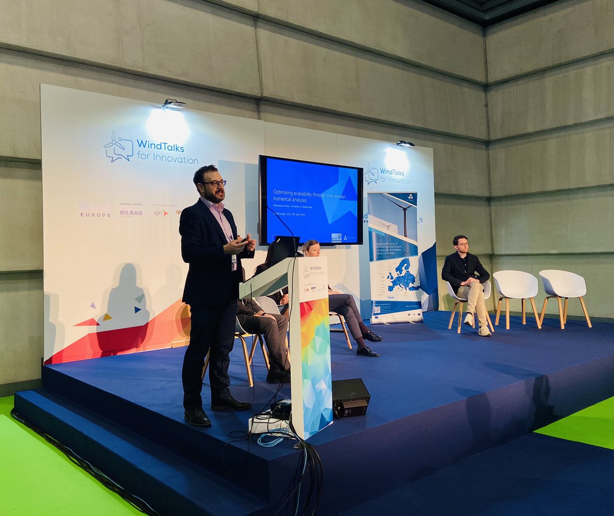 RomeoProjectEU's tweet photo. Successful session in #WindEurope2022 Our project has developed condition monitoring tools to improve the decision-making for an assets management in offshore wind O&amp;M https://t.co/6SlGDTRFvX