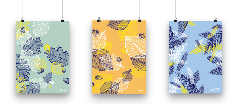 Un projet d’affiches sur la #forêt et le #bois, via <a href="/ululeFR/">Ulule FR</a> <a href="/DelphineGardin/">Delphine Gardin</a> fr.ulule.com/la-foret-s-aff…