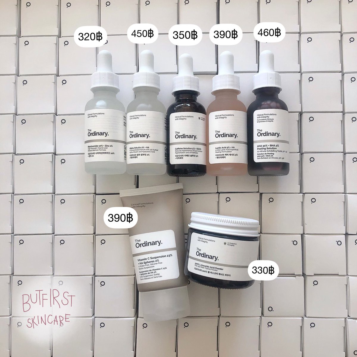 butfirst_skins's tweet photo. #พร้อมส่ง THE ORDINARY ทุกสูตรค่า

. ✦ ตอนนี้ the ordinary มีโปรซื้อ 3 ส่งฟรีลทบ.นะคะ (คละสูตรได้)

#theordinary #สกินแคร์เกาหลี #สกินแคร์รักษาสิว #HowtoPerfect #ไว้ขายของห้ามรีวิวโว้ยย https://t.co/A0TA8lX1S1