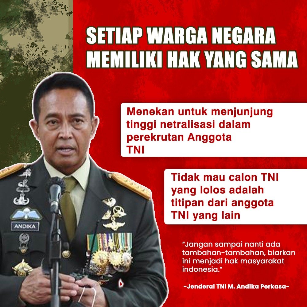 PGoeang's tweet photo. Semoga dgn sperti ini pendaftaran akan fair.. 
#BravoJenderal
#JenderalAndikaPerkasa https://t.co/xZm0mgcDTM