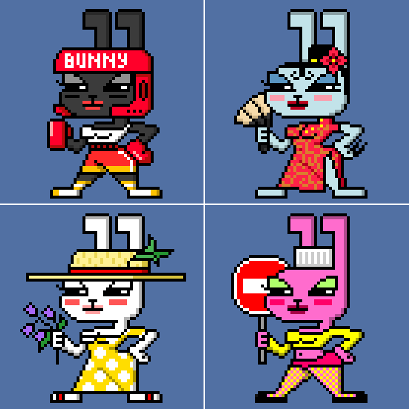 Pani Bunny is an important person in the Pan Król Game, so don't miss it.
nft.moonrabbit.com/collection/0xA…
<a href="/moonrabbitAZ/">Moon Rabbit</a> $AAA  #PanKrol #pixelart #NFTCollection #NFT