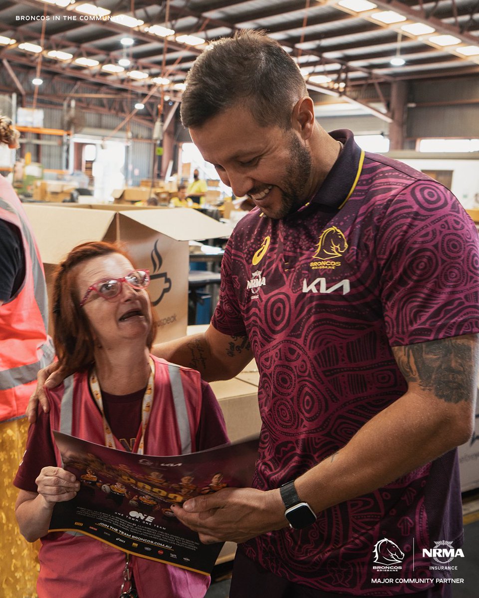 Brisbane Broncos (@brisbanebroncos) on Twitter photo All smiles as Princey dropped in to meet the team at <a href="/endeavourf/">Endeavour Foundation</a>, our Charity Partner for Friday’s night game against the Roosters 😁 All smiles as Princey dropped in to meet the team at <a href="/endeavourf/">Endeavour Foundation</a>, our Charity Partner for Friday’s night game against the Roosters 😁