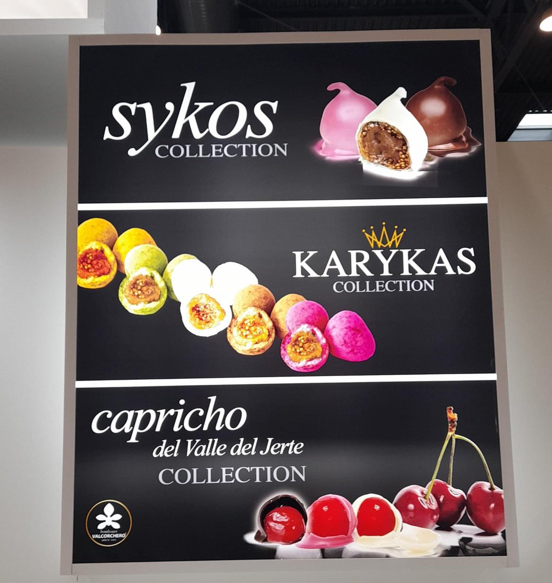 En <a href="/AlimentariaBCN/">Alimentaria</a> Pabellón 1 LANDS OF SPAIN D651-STAND 02
Los bombones de siempre 
#bombonesvalcorchero de higo #sykos y cereza #capricho con chocolates #negro, #blanco y #rubí. !La presentación de la gran novedad!#KARIKAS