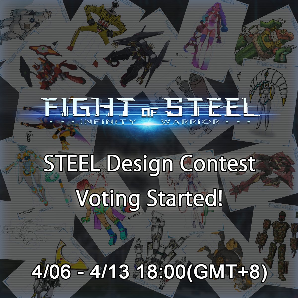 Digital_Crafter's tweet photo. Vote to Win games!
Robot Design Contest is now starting to vote!!! Join our discord and visit #vote-here-投票區 Channel, 70 designs await you!
We will also draw 5 lucky voters to give you a free Digital Crafter game!!
https://t.co/HWwOtJeI80
#FightofSteel #DesignContest https://t.co/hSQEj8ERxK