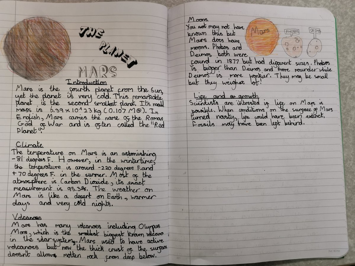 KingsleyLpool's tweet photo. #class5GA kicked off #kingsleyscience week by thinking outside the box... With the theme of GROWTH we have decided to research LIFE ON MARS! https://t.co/NHWsyJlF0y