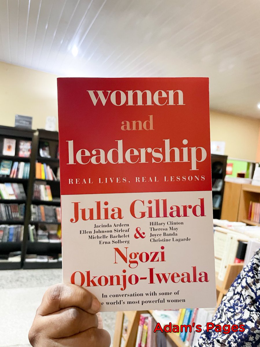 adamspagesabuja's tweet photo. Women and Leadership investigates gender bias and questions why there aren't more women in leadership posts through talks with some of the world's most influential and interesting women, including Jacinda Ardern, Christine Lagarde, Michelle Bachelet, and Theresa May.

Price:N5500 https://t.co/Ccmnfushhr