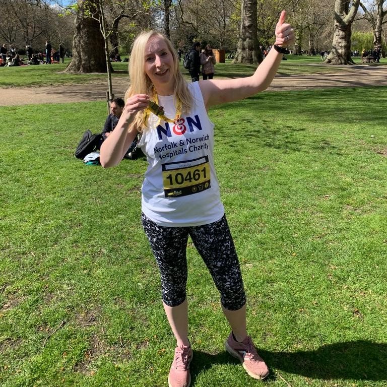 💙Well done Amanda Rowley who has raised £600 for @NICUNNUH1 after completing @LLHalf on Sunday. Fantastic achievement - hope you had an amazing day and thank you for supporting our charity👏🙏
