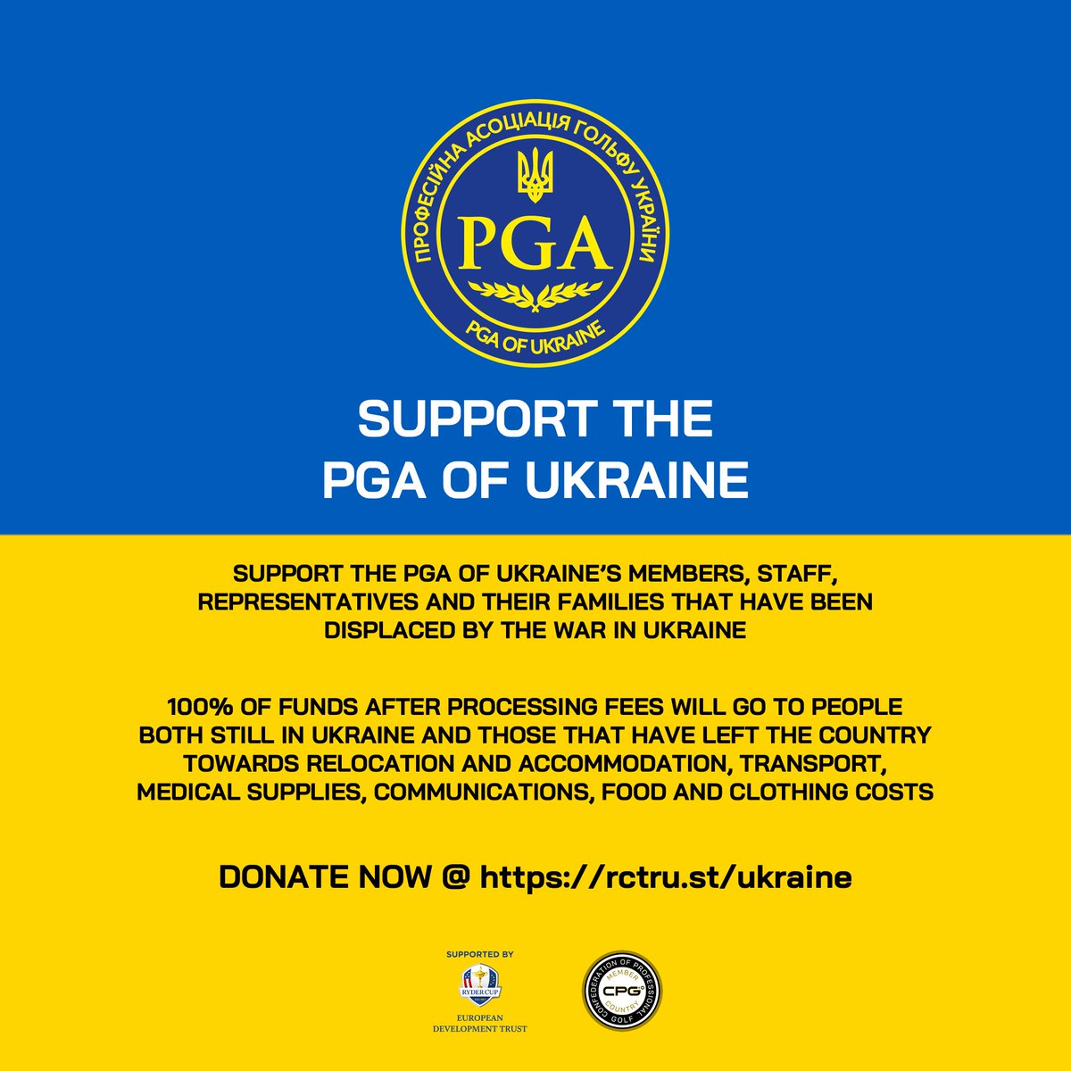 Ryder Cup European Development Trust tweet media
