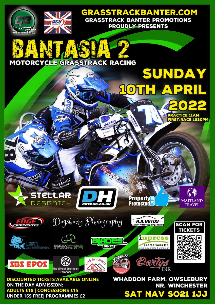stellardelivery's tweet photo. What are you doing this Sunday?🤔

Stellar Despatch we are lead sponsors of this years @GrasstrackB event Bantasia 2, taking place at Whaddon Farm SO21 1JJ🏍️

For more information regarding ticket and line ups, please visit the website - https://t.co/JqSqYzH6Z9 

#StellarEvent https://t.co/21jjWX8JsR