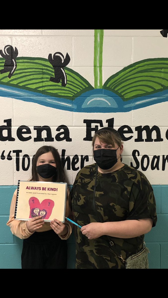 We had two more amazing writers in the author’s chair this past week. Mya Ingram shared her story “Always Be Kind” and Sophia Baines left us in suspense each day with her story “The Creature in the Woods”. Awesome work!