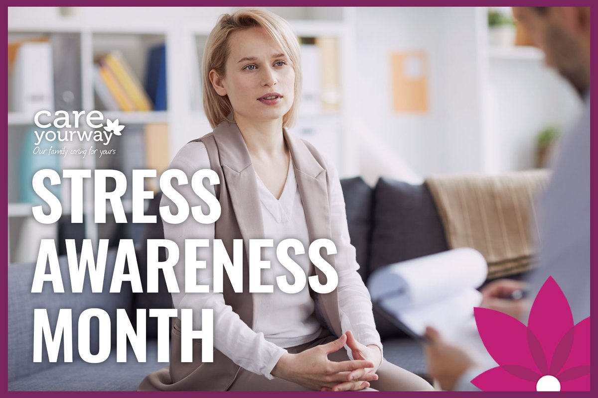 CareYourWay's tweet photo. 💜😊 Stress Awareness Month! 😊💜
This month is stress awareness month. If you're having troubles with stress, contact your GP to discuss a path forward. Remember to look after yourself, and keep refreshed!
Have a great day today, all! We'll see you tomorrow! 🤗
#SAM22 https://t.co/ixv26vOD4S