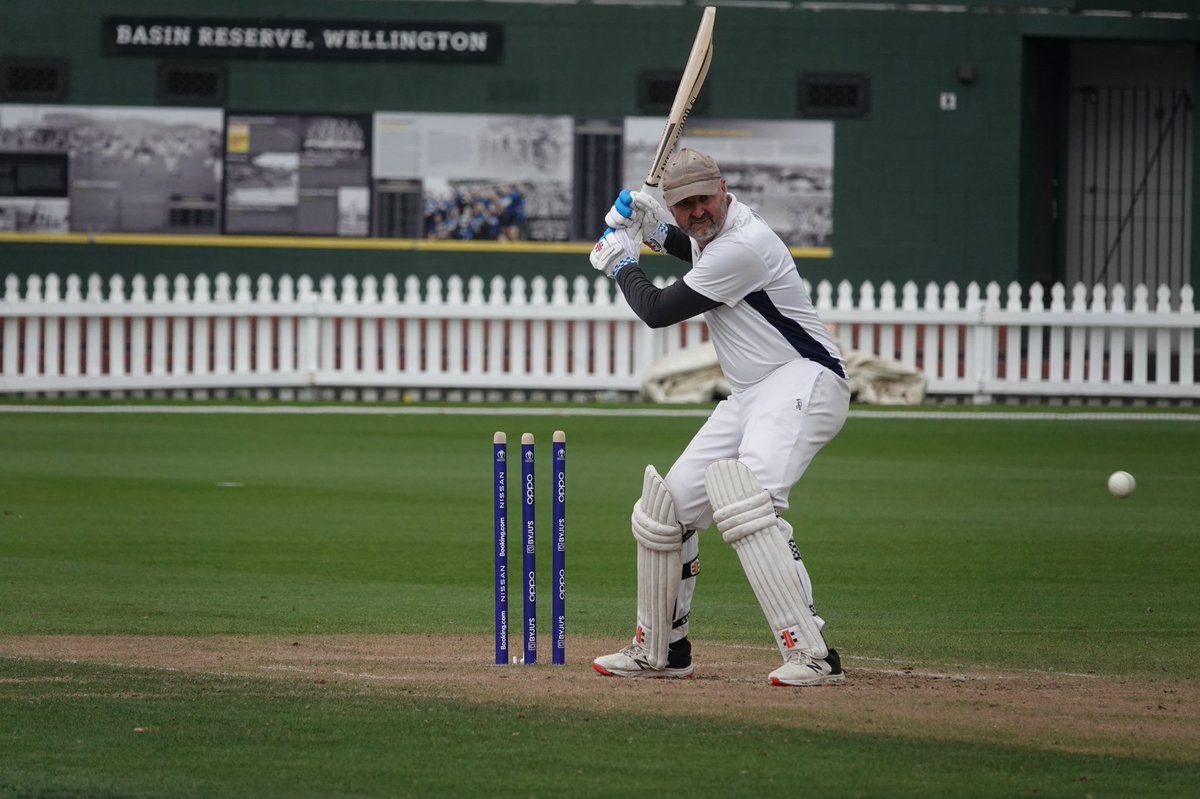 tonyseve's tweet photo. Getting to bat and bowl on the Basin Reserve. Pretty special. https://t.co/8PeHZ84wer