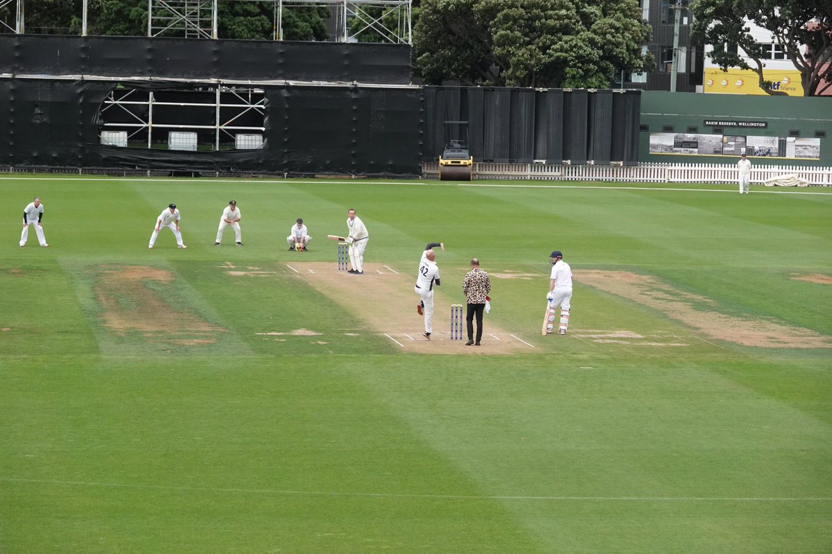 tonyseve's tweet photo. Getting to bat and bowl on the Basin Reserve. Pretty special. https://t.co/8PeHZ84wer