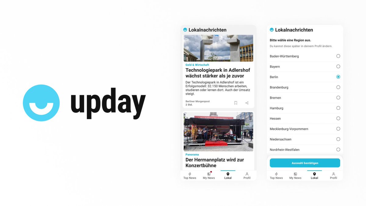 UPDAY erweitert Inhalte-Angebot um lokale Nachrichten go2.as/3r7TbQh