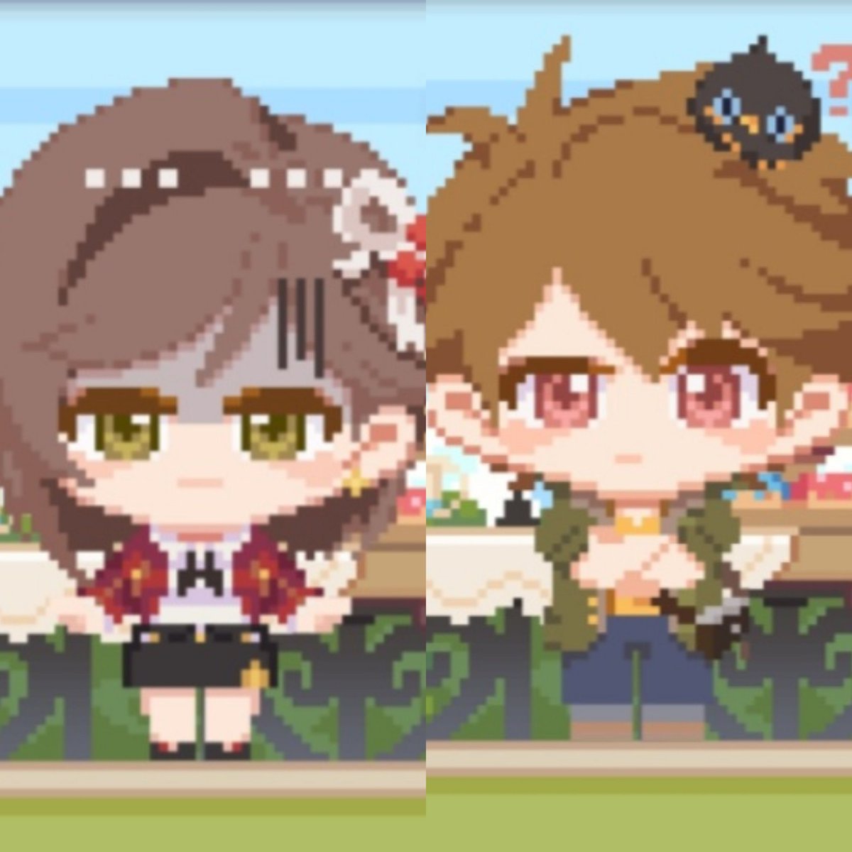 angy lukerosa chibis ... i love them both so much