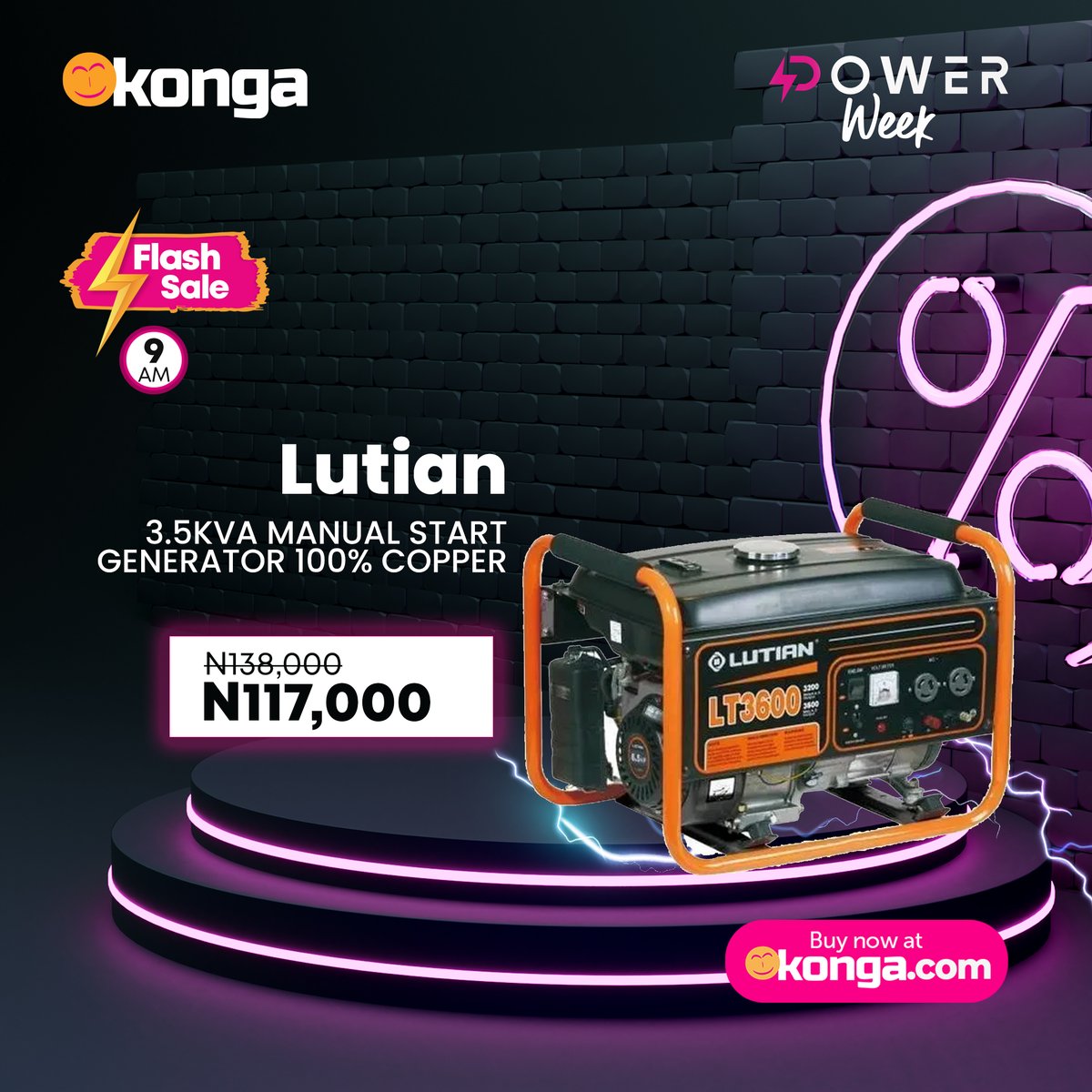 ShopKonga's tweet photo. It's a chilled morning for fresh deals!

Get the lowest price on all Power device now :https://t.co/Phfp7WKA4s

#KongaPowerWeek #ShopKonga https://t.co/vGFdmuHcAg