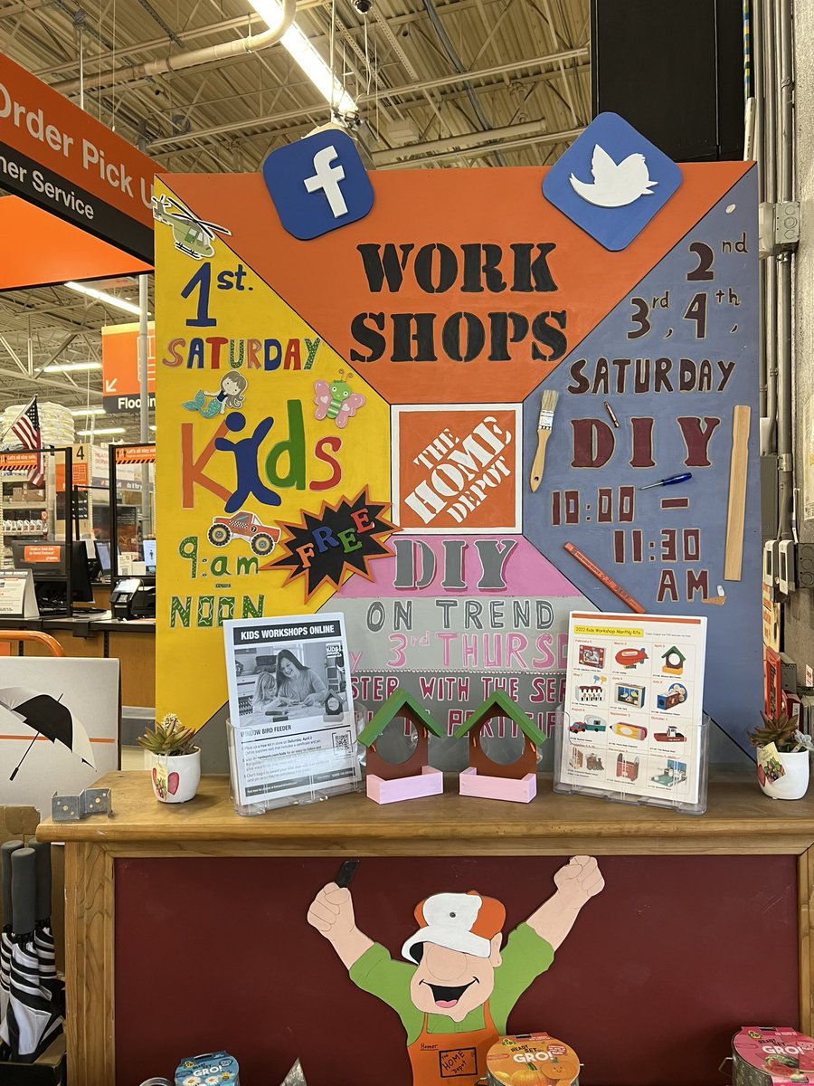 Kids workshops are back onsite. Can’t wait for May 7