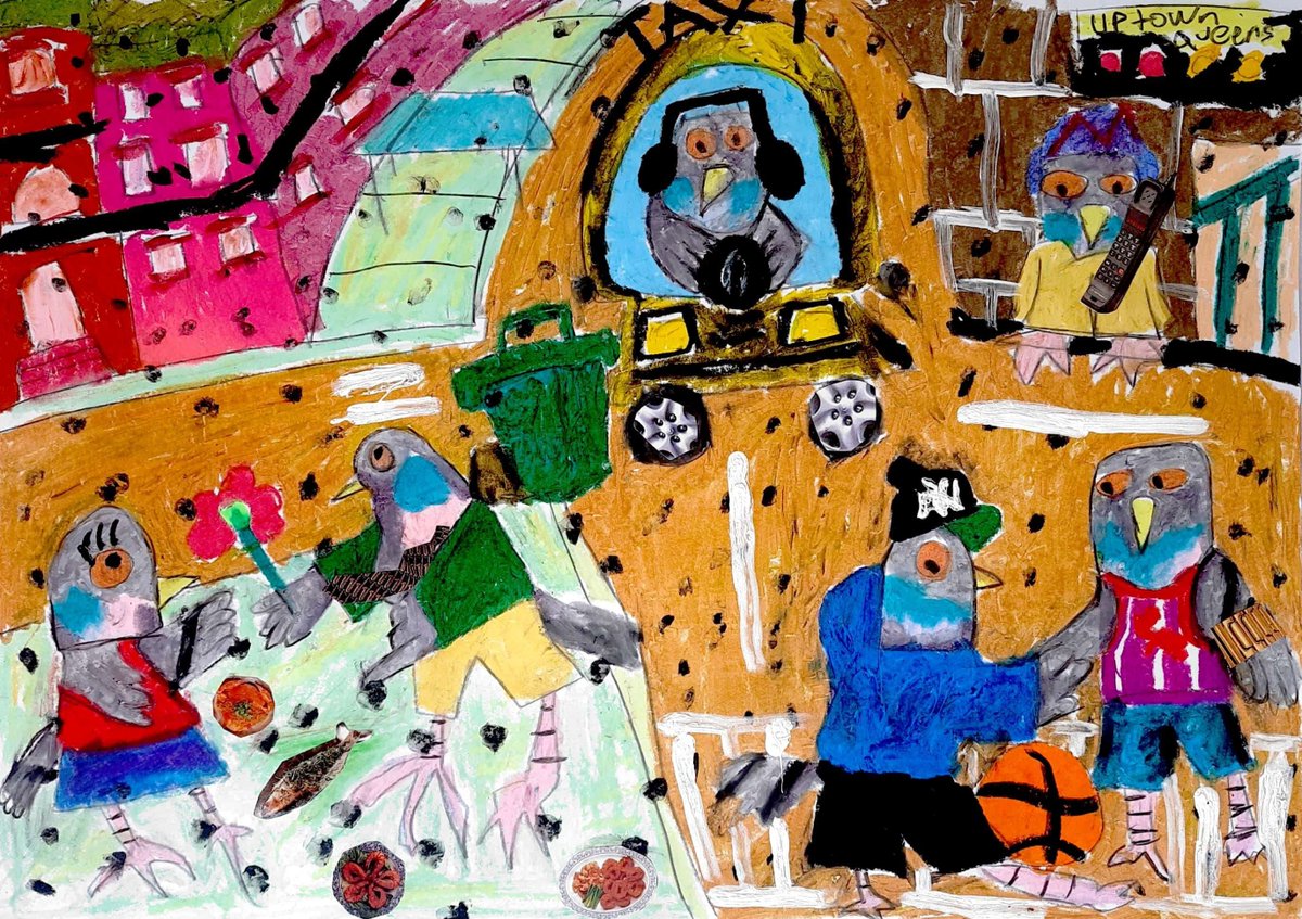 Footplant2's tweet photo. Tourist Point of View

#contemporaryart #moderncontemporaryart #outsiderart #outsiderartfair #naiveart #paint #painting #michaelwernergallery #gladstonegallery  #contemporarypainting #newyork #queensbridge #uptown https://t.co/BZWPJ2vs5o