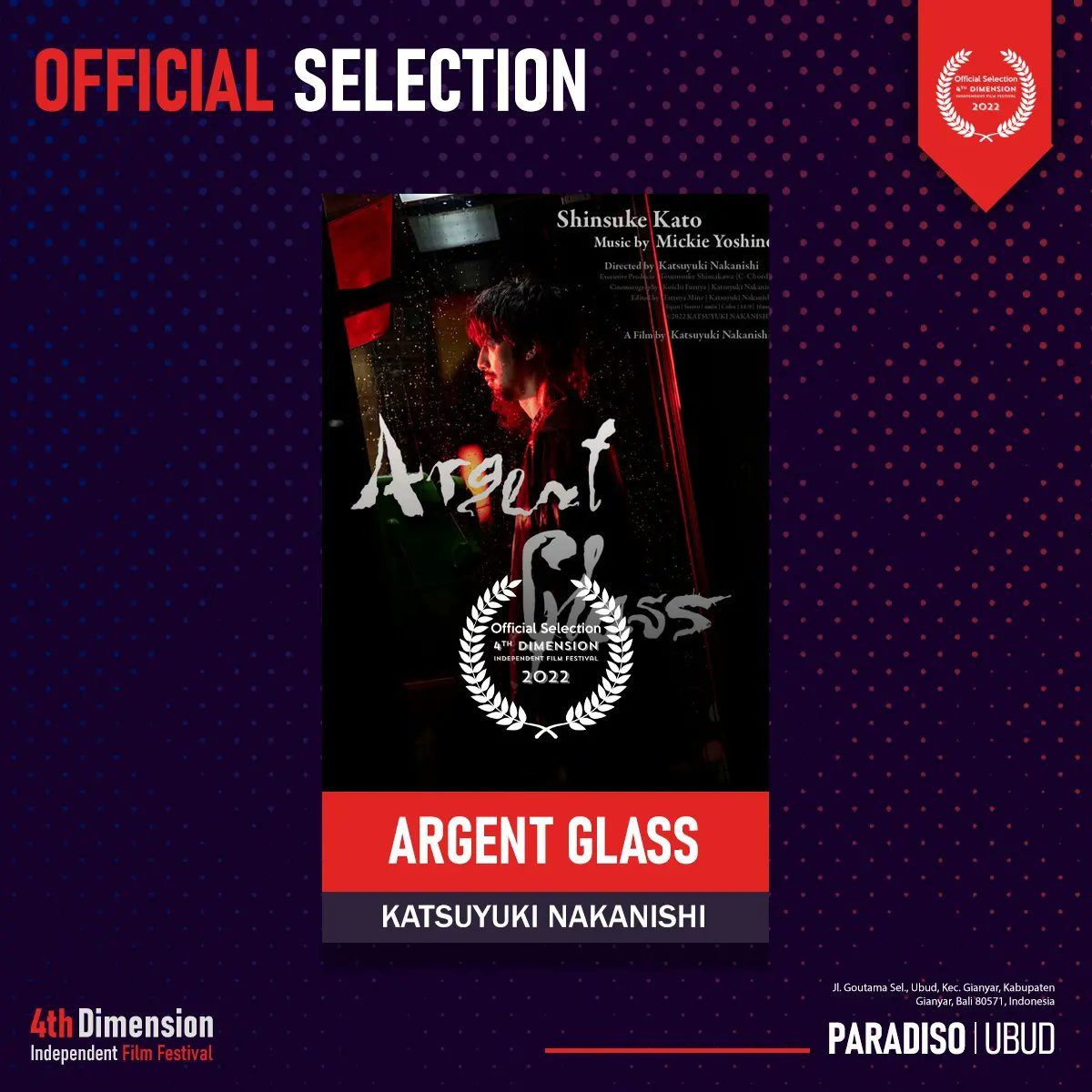 4D_FilmFest's tweet photo. Congratulations to all the officially selected project of February-March Season.
Thanks for your contribution to the world of Independent Cinema!!
.
#officialselectionnotify #officialseelection #indiefilmfestival #bali #indonesia #fdiff2022 #filmfreeway https://t.co/BHunZVbSSp