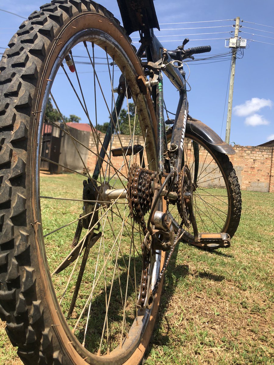 bentique3's tweet photo. All that remains is a wash and oiling and am good to go. 
Monday we ride for conservation all the way to Queen Elizabeth National Park. #RideForConservation can’t wait to get on the road. https://t.co/oMNqPeArus