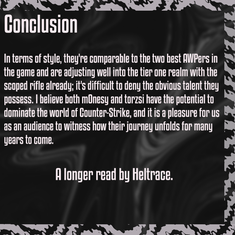spraycontrolcs's tweet photo. 🖊️ Two youngsters stole the show at the WePlay Academy League last year, but who took @Heltrace's attention? A longer read compares @G2m0NESY and @torzsics .
#counterstrike #torzsi #m0nesy https://t.co/evnGObBnEb