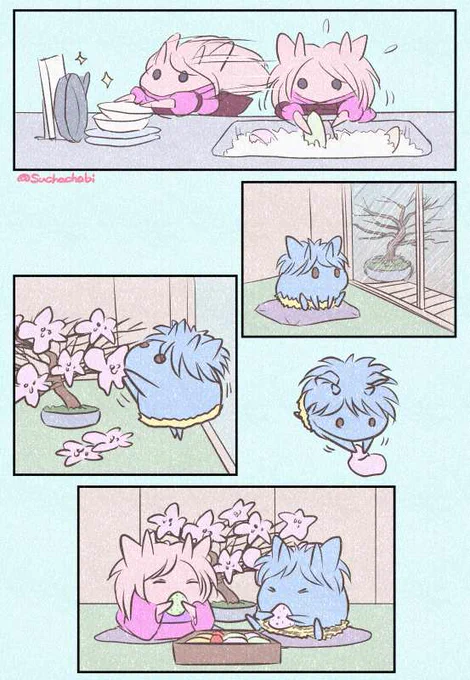 718日目 雨の日にお花見 