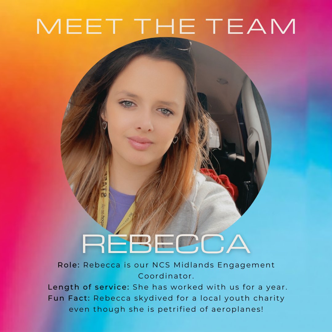 Meet Rebecca, our NCS Midlands Engagement Coordinator!

#NCS