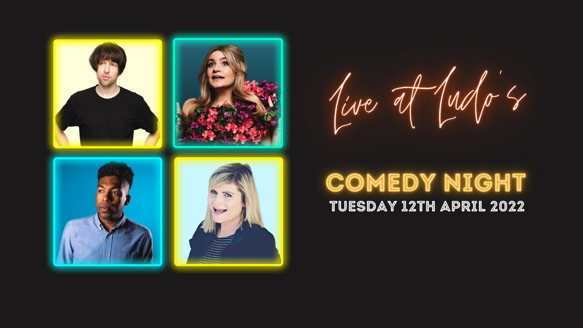 Next week's comedy night now on sale! Live at Ludo's on Tues 12th April feat. @harrietkemsley @Toussaint_X @AliceBrine and the brilliant Tom Ward. Get your tix now! eventbrite.com/e/live-at-ludo…