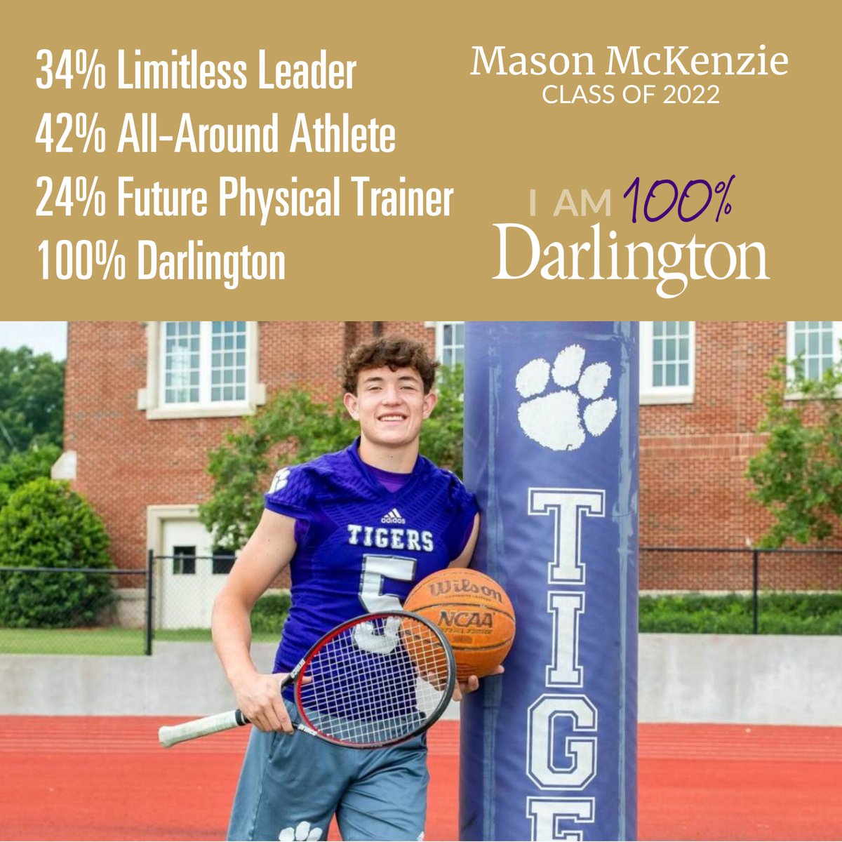 In this #SeniorSpotlight, get to know Mason McKenzie, a four-year day student from Rome and four-year letterman in four sports: darlingtonschool.org/5872410.

#Dar2022 #SeniorSpotlights