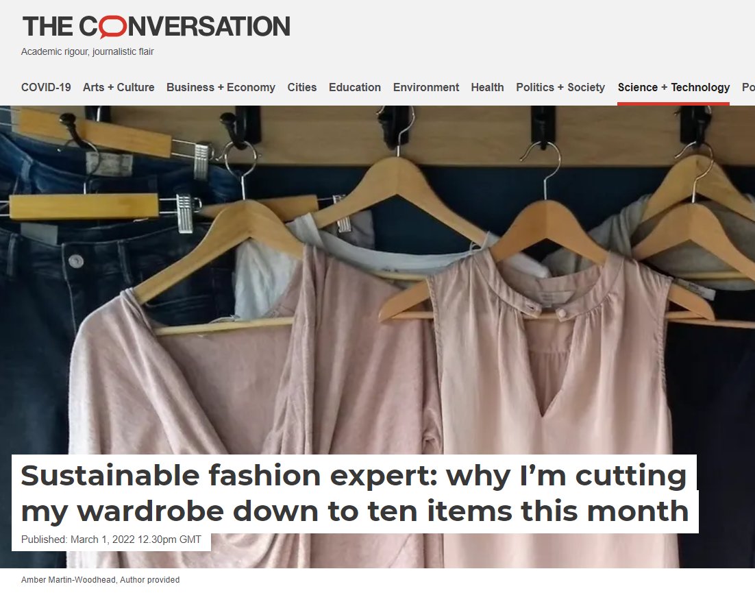CoventryCAWR's tweet image. To highlight the link between the fashion industry and the climate crisis, @Tearfund is launching The Great Fashion Fast. To take part choose ten items of clothing to wear for the whole month!

Read more in Amber Martin-Woodhead's @ConversationUK article: bit.ly/3wCLuFp