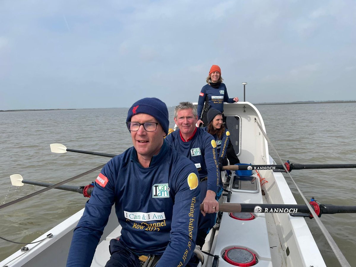 The whole team are training hard for our cross channel adventure in May. A combination of many hours on the ergo and two hard days of sea training so far. Thank you to @RannochNews for enabling the whole event.