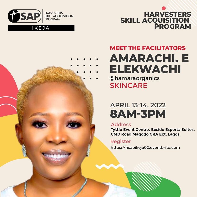 7 Days to HSAP Ikeja!

Have you signed up yet?

If you are looking to actively pursue a career in this field, what’s stopping you?
#HarvestersIkeja #HSAPIKEJA