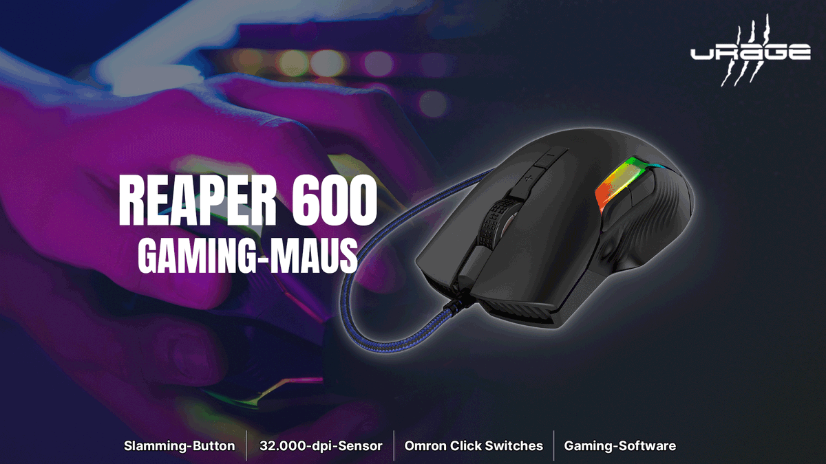 Feuer frei für dein Spiel! 💪 🤩

Steigere deine Leistung mit der #Gaming-Maus Reaper 600 von @urage_gaming! 

➡ bit.ly/3vNSfUe

#weareleisure #uRage