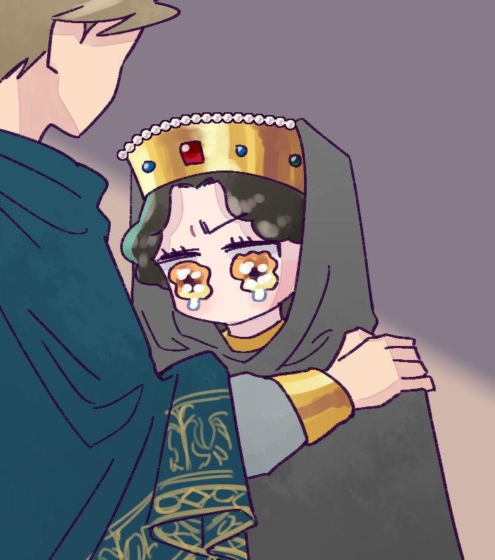 きょうのアンナ・コムネナ 98話【第一歩】 ・自己評価低めニケ太郎 ・アンナの」ふたばのイラスト