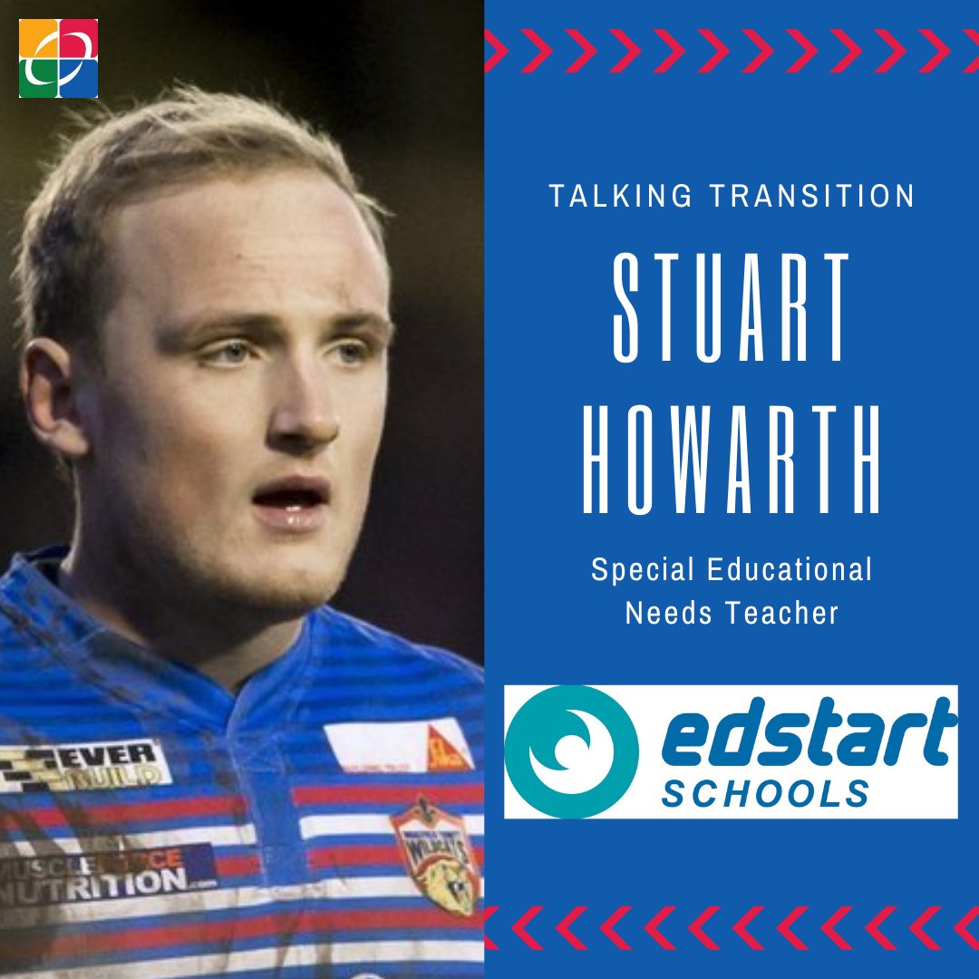 Another great example of the RL Cares Transition Programme. 

Retired in 2018, ex-<a href="/Saints1890/">St.Helens R.F.C.</a> &amp; <a href="/WTrinityRL/">Wakefield Trinity</a> hooker, Stuart Howarth became a Special Educational Needs teacher at <a href="/edstart_sch/">Edstart Schools</a> 

For career transition support email: Francis.stephenson@rlcares.org.uk